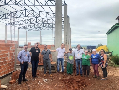 Representantes da Itaipu realizam vistas a obras em Mercedes